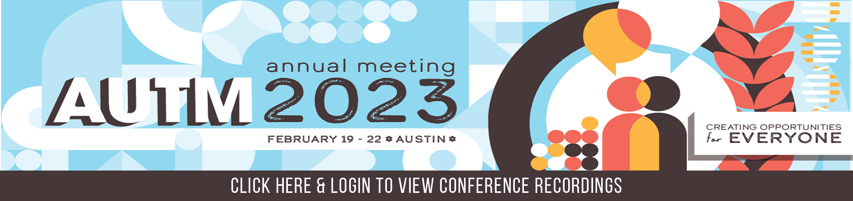 AUTM Annual Meeting Library - Home Page