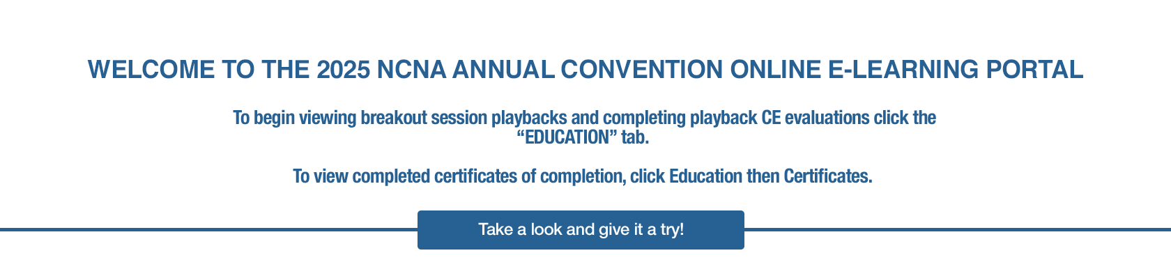 Elearning Nnc NCNA On Demand E-Learning Center Portal - Home Page